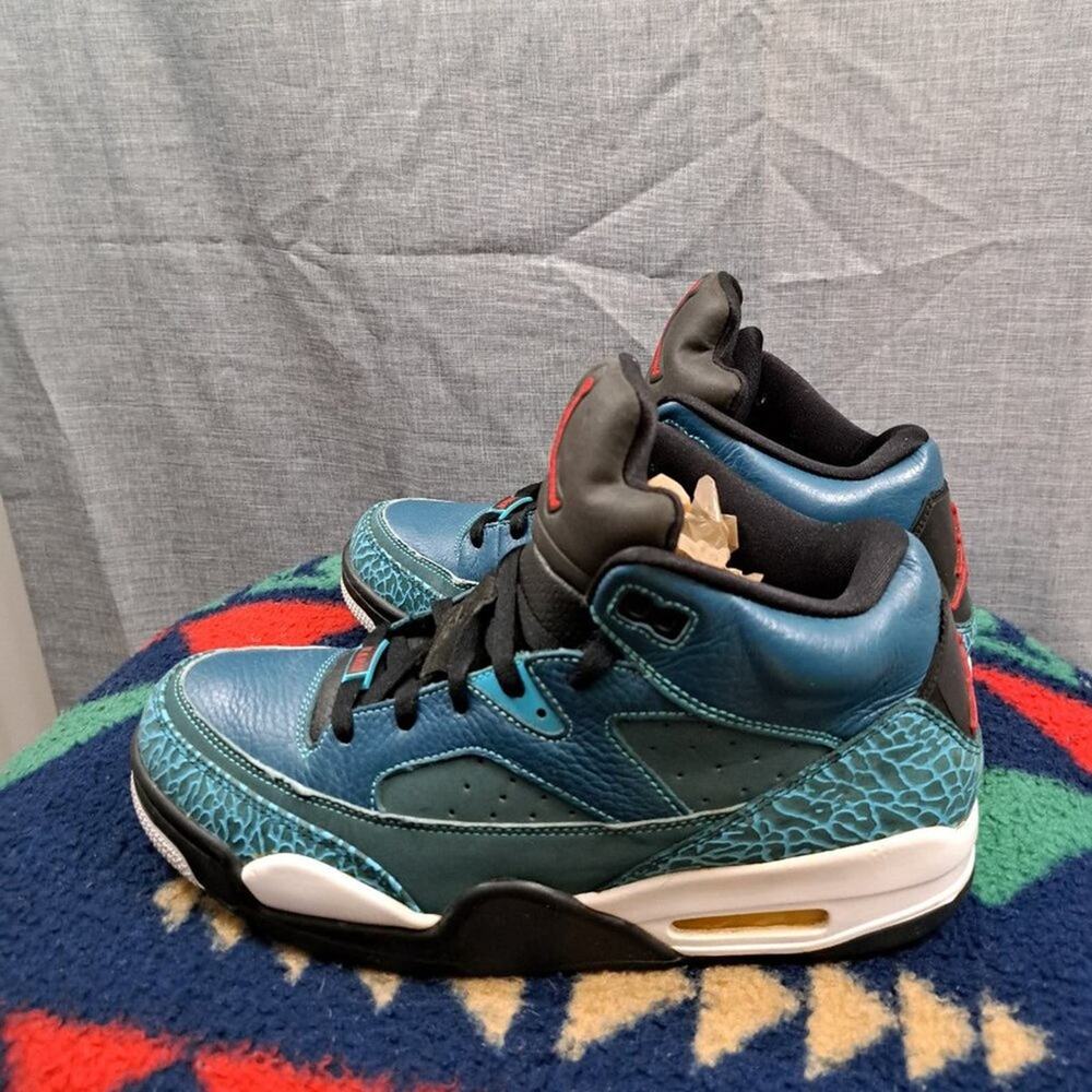 %Men's Nike Air Jordan Son Of Mars Low Dark Sea Green 580603-303 Shoes AJ5